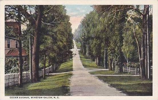 North Carolina Winston Salem Cedar Avenue