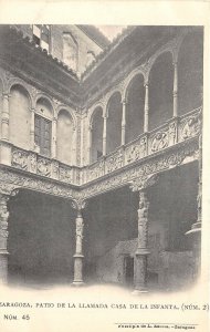 Lot 39 zaragoza spain courtyard of the so-called infanta's house