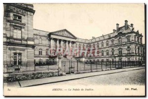 Old Postcard Amiens courthouse