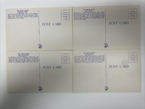 White House Washington D.C. Vintage Postcard Booklet - 16 Photos