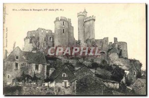 Postcard Old Chateau Bonaguil XV century