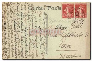 Postcard Old Lake Bourget du Lac edges