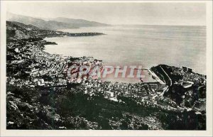 Old Postcard Monaco Monte Carlo Vue generale