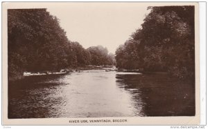 RP: River Usk , Vennyfach , BRECON , Wales , 1910-30s : TUCK