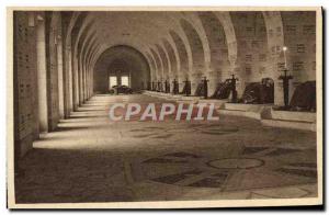 Old Postcard Douaumont View d & # 39ensemble the Cloister of & # 39ossuaire