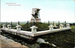 VINTAGE POSTCARD WATERLOO MONUMENT TO THE FALLEN c. 1910 {very fresh condition}