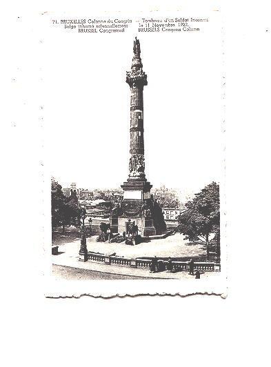 1922 Congress Column, Soldiers,  Brussels, Belgium