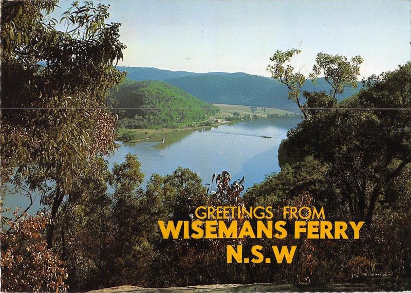 BR101955 greetings from wisemans ferry nsw hawkesbury river  australia