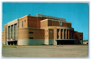 1964 Municipal Auditorium Exterior Building Sioux City Iowa IA Vintage Postcard