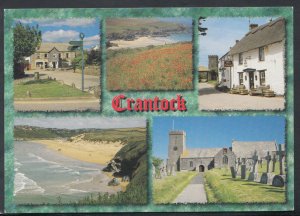 Cornwall Postcard - Views of Crantock       RR4779