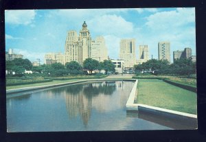 Houston, Texas/TX Postcard, Beautiful Skyline Of City From City Hall