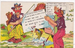 Fishing Humour The Fisherman's Code Curteich