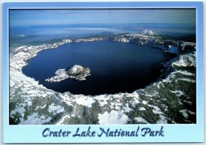 Postcard - Wizard Island - Crater Lake National Park, Oregon