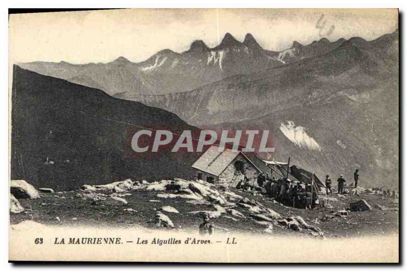 Postcard Old Maurienne The Needles of Arves