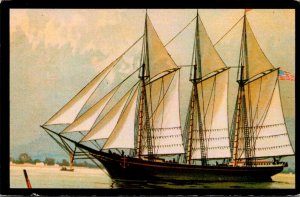 Ships Three Masted Schooner