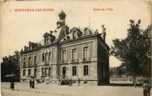 CPA Montceau les Mines Hotel de Ville FRANCE (953126)