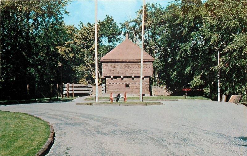 Fort Kent MaineHistoric Block House Entrance1960s Postcard Europe
