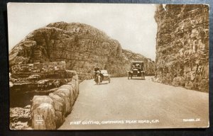 Mint South Africa RPPC Real Picture Postcard First Cutting Chapman’s Peak Road