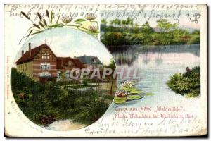 Old Postcard Gruss aus Hotel Waldmuhle
