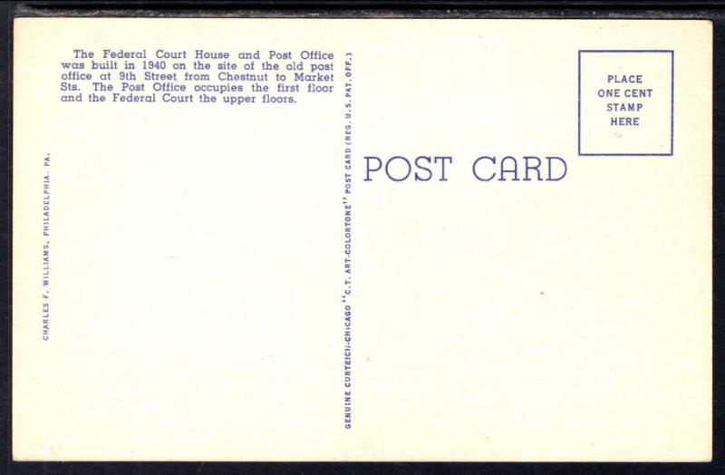 US Court House and Post Office,Philadelphia,PA