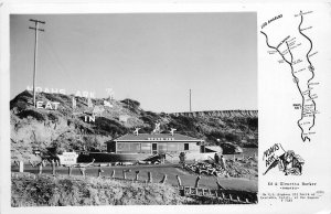 Postcard RPPC 1930s California L:eucadia Noah's Ark Restaurant Frasher CA24-1322