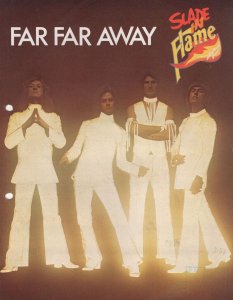 Slade Far Far Away 1970s Original Glam Rock Sheet Music