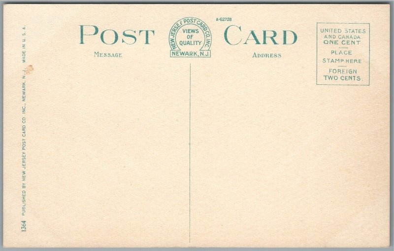 WEST ORANGE NJ EDISON WORKS ANTIQUE POSTCARD