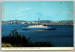 Princess of Acadia  New Brunswick   Canada  Postcard