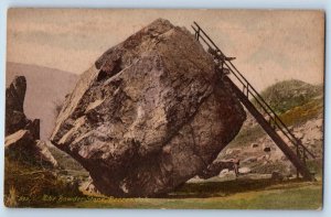Cumberland England Postcard The Bowder Stone Borrowdale c1910 Unposted