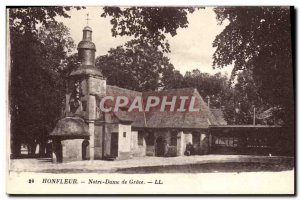 Old Postcard Honfleur Our Lady of Grace
