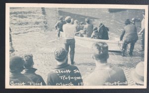 Mint USA Real Picture Postcard Talcott Station Refugees Great Flood March 1926