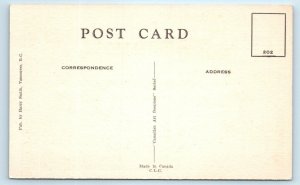 VANCOUVER, BC, Canada ~ BURRARD BRIDGE c1930s Linen  Postcard