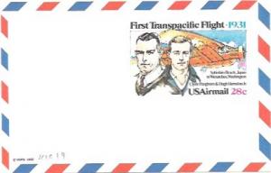US UXC19  Air Mail Postcard