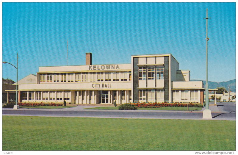 City Hall , KELOWNA , B.C. , Canada , 50-60s