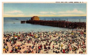 Postcard PIER SCENE Coney Island New York NY AQ8135