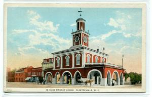 Ye Olde Market House Fayetteville North Carolina 1920c postcard