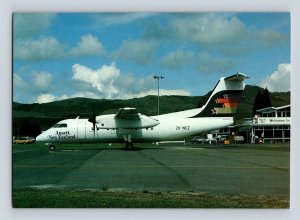 Aviation Postcard Ansett New Zealand Airlines De Havilland DHC 8 102 Dash B1