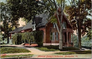 Postcard Admiral Dewey's Birthplace in Montpelier, Vermont