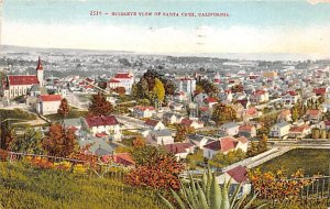 Birdseye View of Santa Cruz Santa Cruz California  
