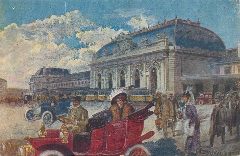 Ercole Marelli & C. Milan Central Station Electric Machines Advertising Postcard 