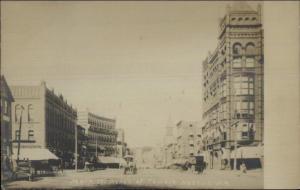 Nashua NH Main Street c1905 Real Photo Postcard