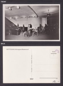 Vintage Postcard Netherlands Rotterdam Escalators Maastunnel