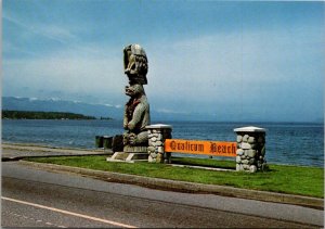 Canada Vancouver Island Qualicom Beach Totem Pole