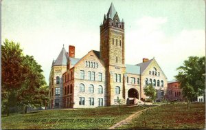 Vtg 1907 University Hall Ohio Wesleyan University Delaware Ohio OH Postcard