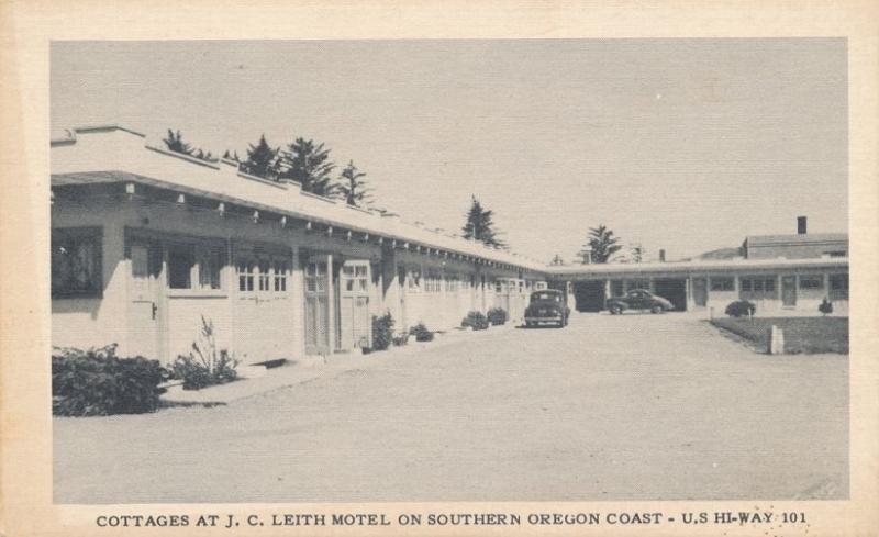 Cottages at J C Leith Motel on Southern Oregon Coast on US 101