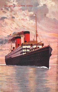 Giuseppe Verdi Italian Line Ship 
