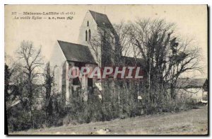 Old Postcard Maisons Laffitte S and O Old Church