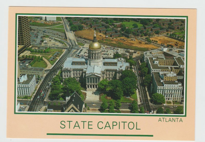 Georgia Atlanta State Capitol USA Postcard