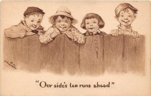  Artist Twelvetrees, Baseball Postcard