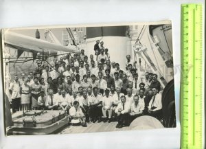 476538 USSR 1971 year eleventh expedition on ship Sergei Vavilov Vintage PHOTO